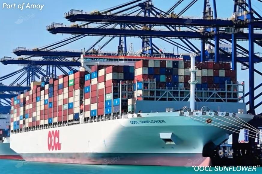 OOCL SUNFLOWER, Cargo ship - Current position, specs & port calls ...
